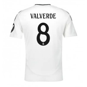 Real Madrid Federico Valverde #8 Hjemmebanetrøje 2024-25 Kort ærmer